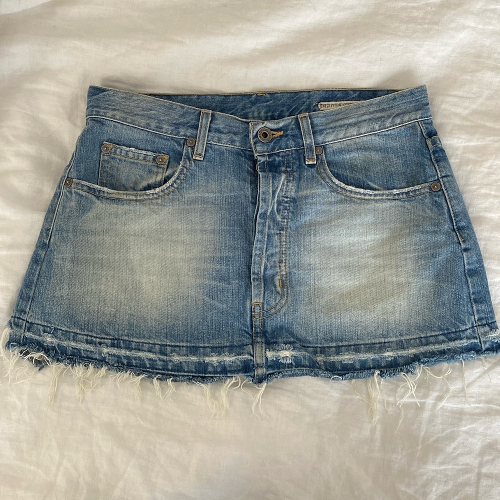 Y2K vintage lie rise mini skirt Chip & Pepper size 27